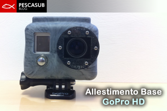 gopro con lente oculus e guscio in silicone